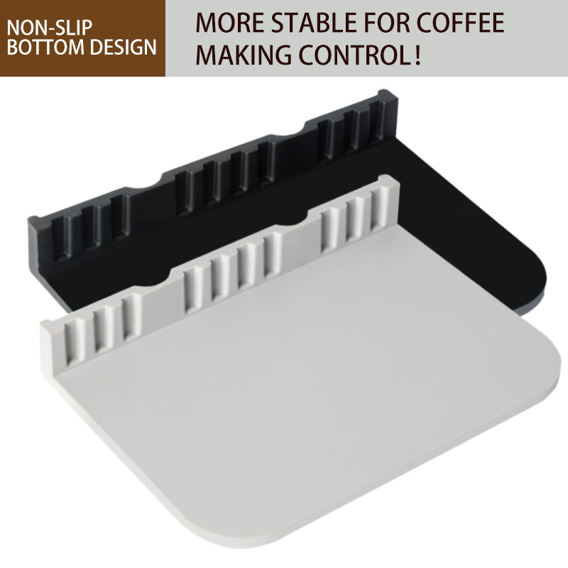 Black Silicone Food Grade Pad Coffee Tamping Mat Espresso Accessory