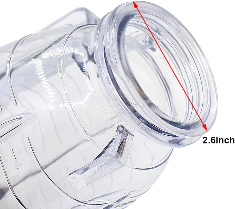 Replacement Parts 5-Cup Square Top Plastic Jar